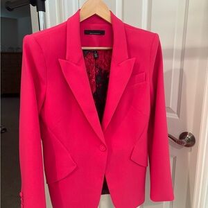 White House Black Market Hot Pink Tailored Blazer